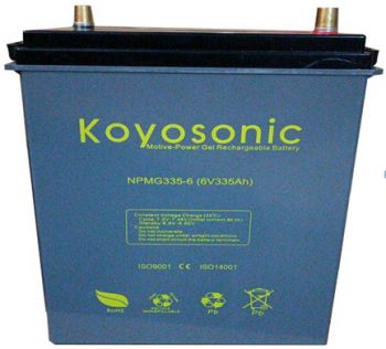 Тяговая гелевая аккумуляторная батарея KYOSONIC NPMG335-6