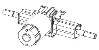 Мотор привода с редуктором 150 Вт 24 В (для RA 40BM)