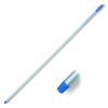 Ручка алюминиевая с резьбой для флаундера, 23х1450 мм (синяя)