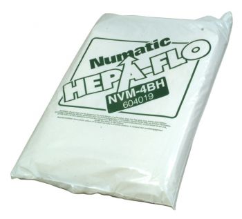 Запчасти и аксессуары Numatic: Пылесборные мешки  Hepaflo NVM-4BH   (40 литров)