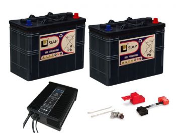 Комплект аккумуляторных батарей + зарядное устройство для поломоечной машины Karcher BD 50/50